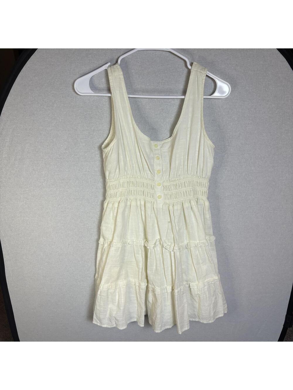 Urban Outfitters Cream Mini Dress Size M